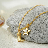 Cowboy Boot Star Pendant Necklace