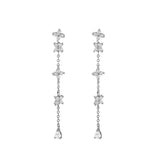 Parisienne Flower Drop Earrings