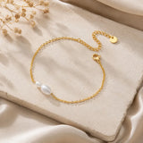 Freshwater Pearl Chain Bracelet