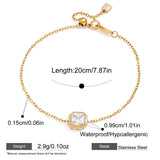 Pearl & Zircon Minimalist Bracelet