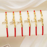 Initial Heart Charm Bracelet