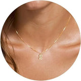 Initial Letter Pendant Necklace