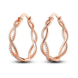 Sterling Silver Charm Hoop Earrings