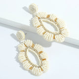Bohemian Handwoven Beaded Earrings
