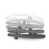 Cross Friendship Bracelet Set (5-Piece)