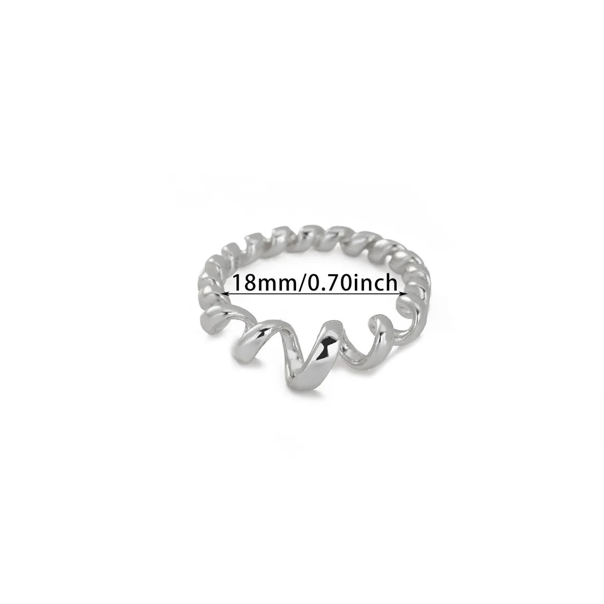 Zircon Geometric Twist Ring