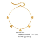 Gold Cherry Charm Anklet
