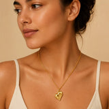 Heart Locket Pendant Necklace