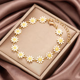 Daisy Beaded Bracelet