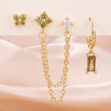 Luna Link Ear Jacket Earrings