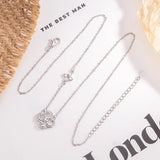 Sterling Silver Clover Pendant Necklace