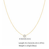 Solitaire Zircon Choker Necklace