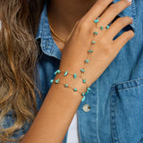 Turquoise Double-Layer Link Bracelet