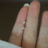 Mini Mermaid Tail Stud Earrings