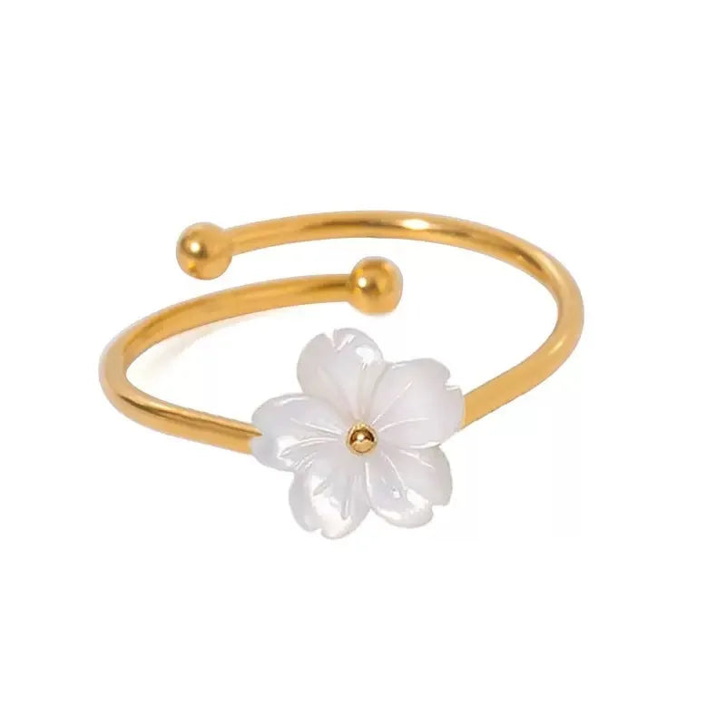 Dainty Flower Jewelry Set