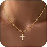 Faith Cross Pendant Necklace