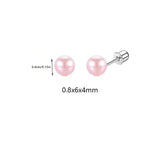 Screw-Back Stud Earring Set