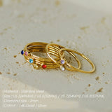 Birthstone Band Ring