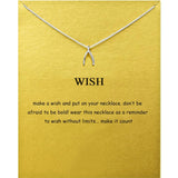 Wish Big Wishbone Necklace