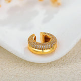 Zircon Double Layer Ear Cuffs