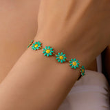 Daisy Beaded Bracelet