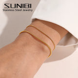 Gold Snake Chain Bracelet