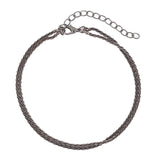 Layered Cuban Link Anklet Set