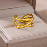 Classic Gold Band Ring - Style 12