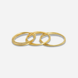Emily Twisted Ring Set