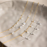 Teardrop Crystal Dangle Bracelet
