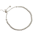 925 Silver Plated Zircon Clover Bracelet