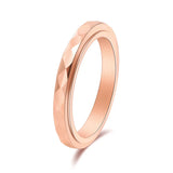 Faceted Spinner Band Ring