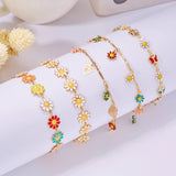 Daisy Beaded Bracelet