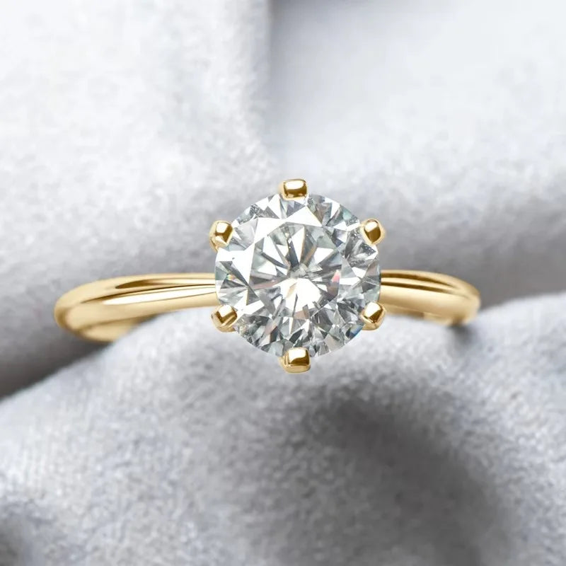 Brilliance Moissanite Solitaire Ring