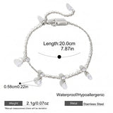 Teardrop Zircon Crystal Bangle