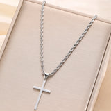 Minimalist Cross Pendant Necklace