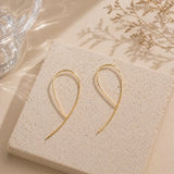 Twisted Wire Drop Earrings
