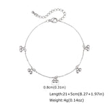 Gold Cherry Charm Anklet