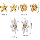 Hypoallergenic Vintage Flower Studs