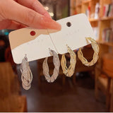 Mesh Mobius Hoop Earrings
