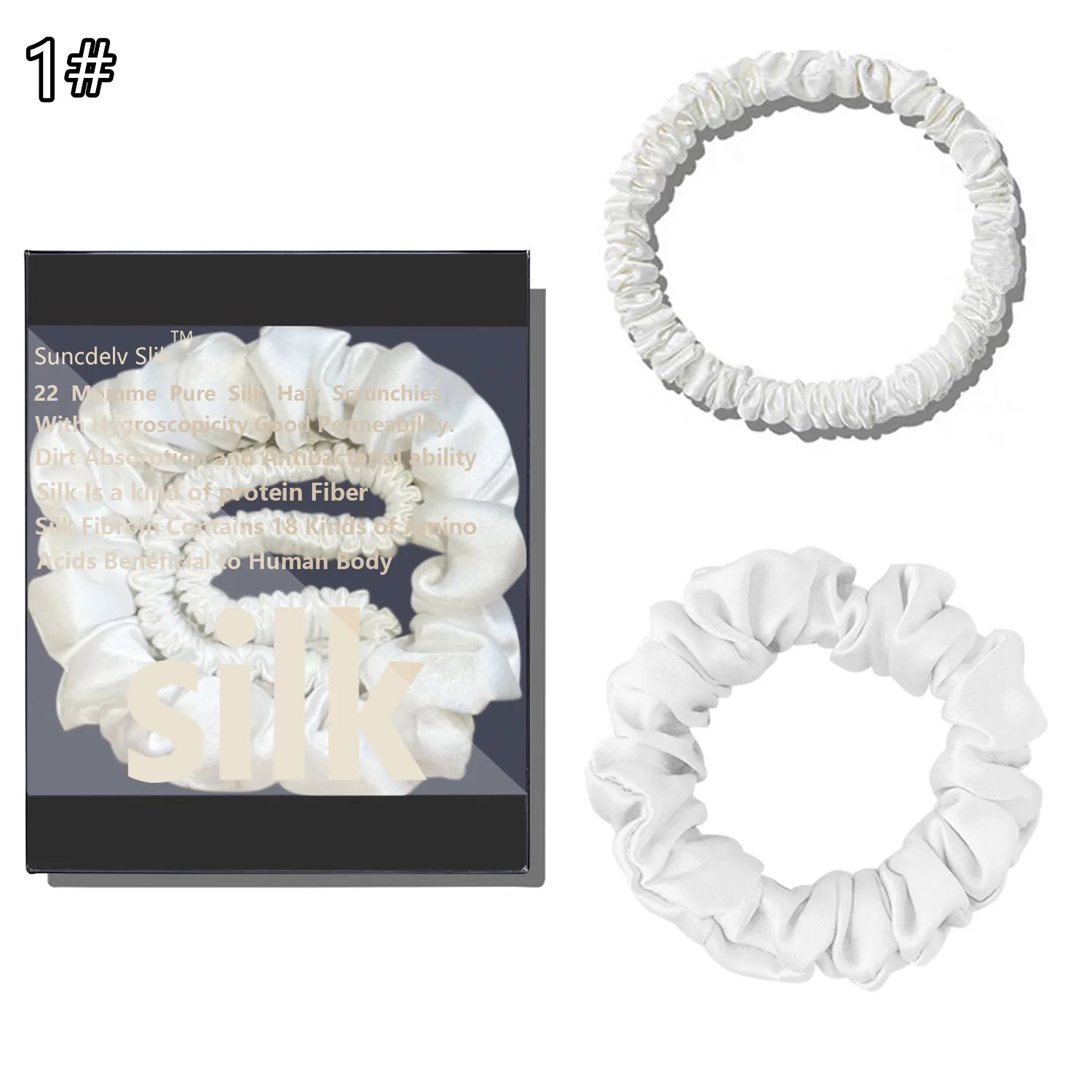 Silk Scrunchie Set