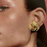 Twisted Knot Stud Earrings