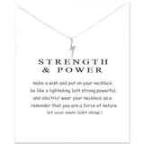 Lightning Bolt Power Necklace