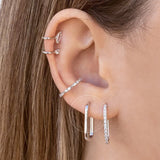 Madison Square Hoop Earrings