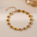 Daisy Beaded Bracelet