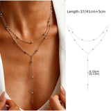 Grace Y-Drop Lariat Necklace