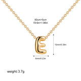 Mini Bubble Initial Necklace