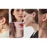 Classic Big Circle Hoop Earrings