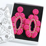 Bohemian Handwoven Beaded Earrings