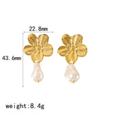 Hypoallergenic Vintage Flower Studs